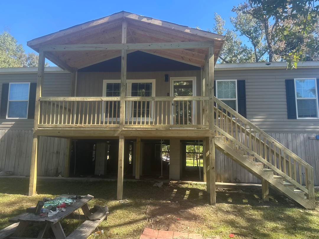 New Porch Build in Gonzales