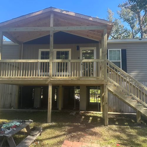 New Porch Build in Gonzales